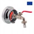 Hidrantska spojka Storz C-52 s kuglastim ventilom 1/2", aluminijska